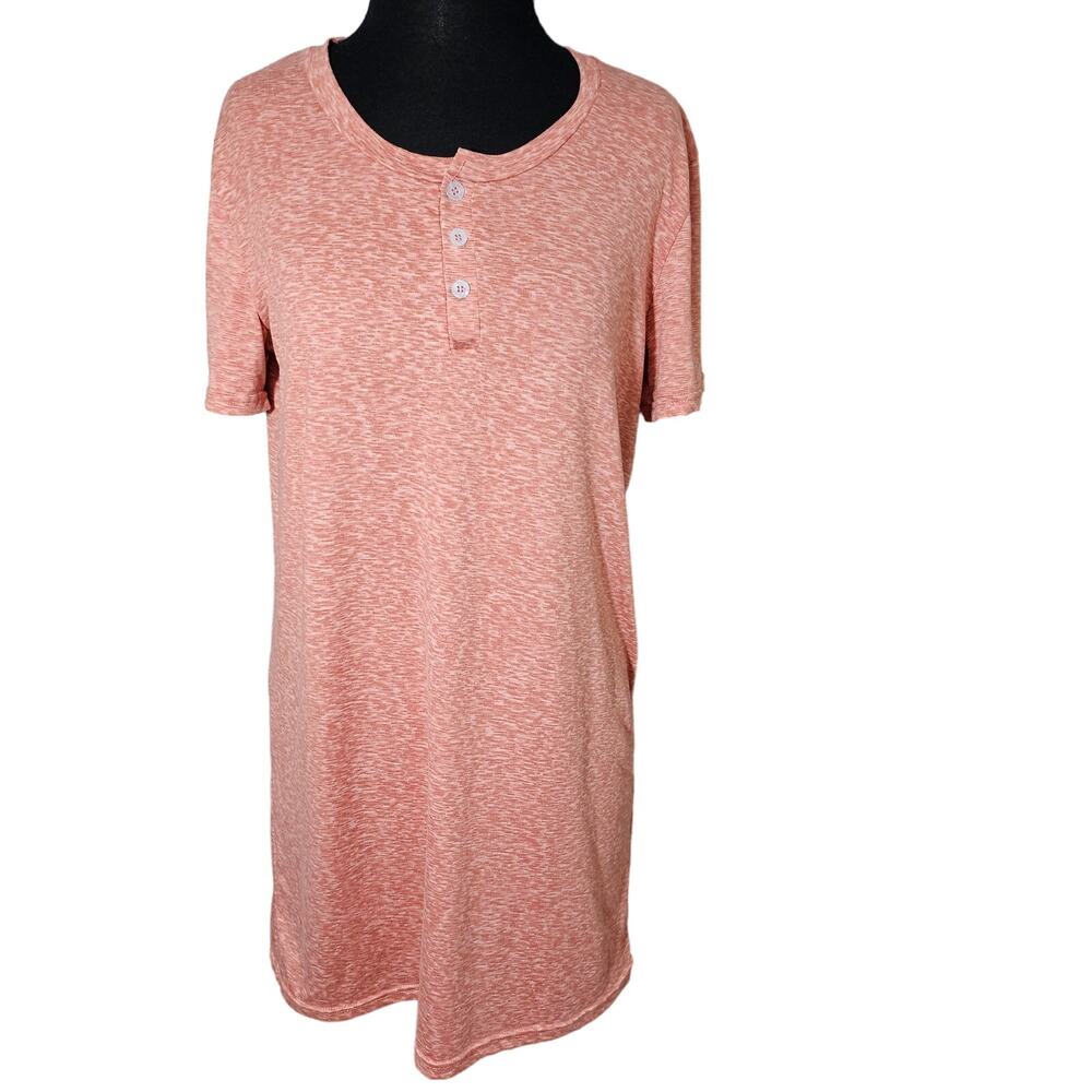 Real essentials basic Casual T-Shirt Dress sz M
